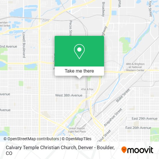Calvary Temple Christian Church map