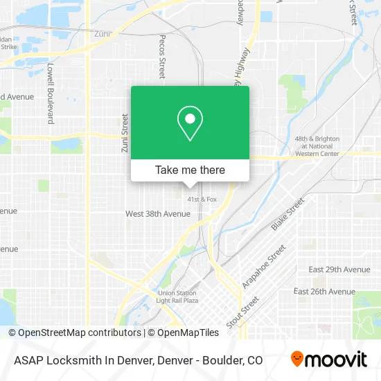 Mapa de ASAP Locksmith In Denver