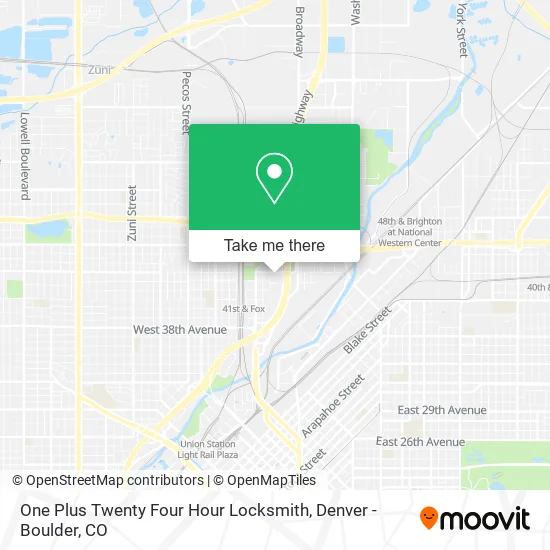 Mapa de One Plus Twenty Four Hour Locksmith