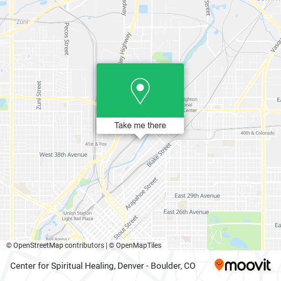 Mapa de Center for Spiritual Healing
