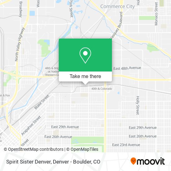Mapa de Spirit Sister Denver