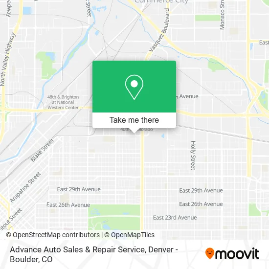 Advance Auto Sales & Repair Service map