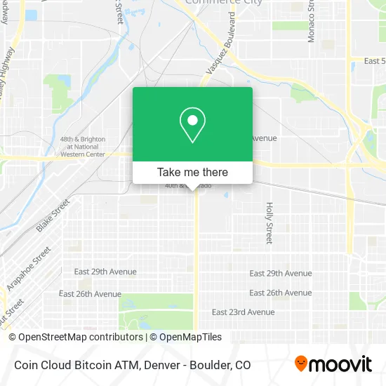 Coin Cloud Bitcoin ATM map