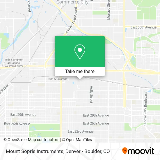 Mount Sopris Instruments map