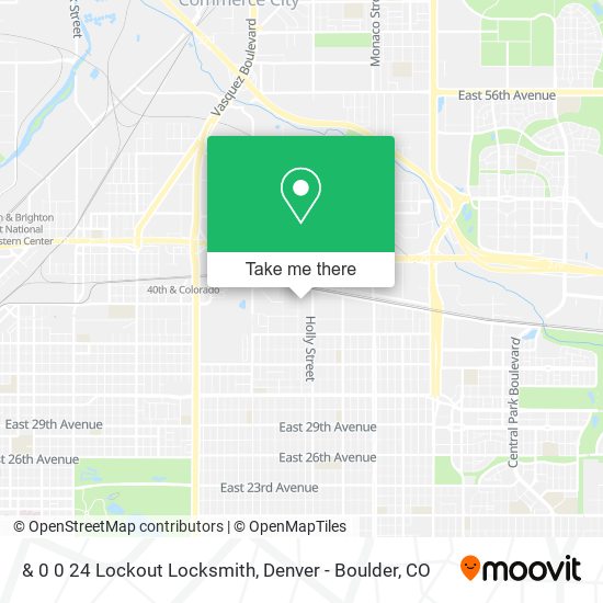 Mapa de & 0 0 24 Lockout Locksmith