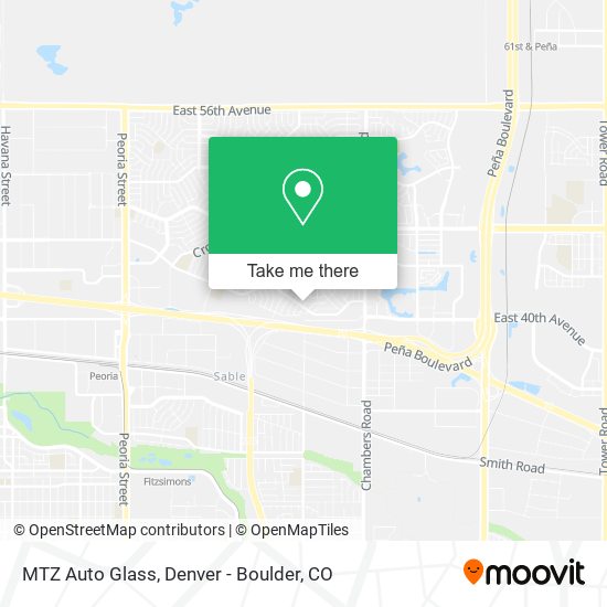 MTZ Auto Glass map