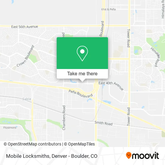 Mobile Locksmiths map