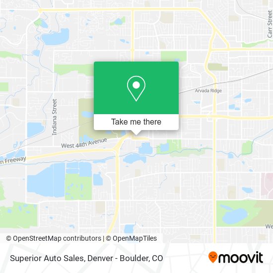 Superior Auto Sales map