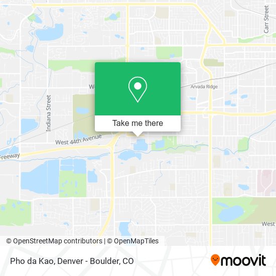 Mapa de Pho da Kao