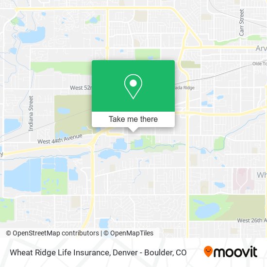 Mapa de Wheat Ridge Life Insurance