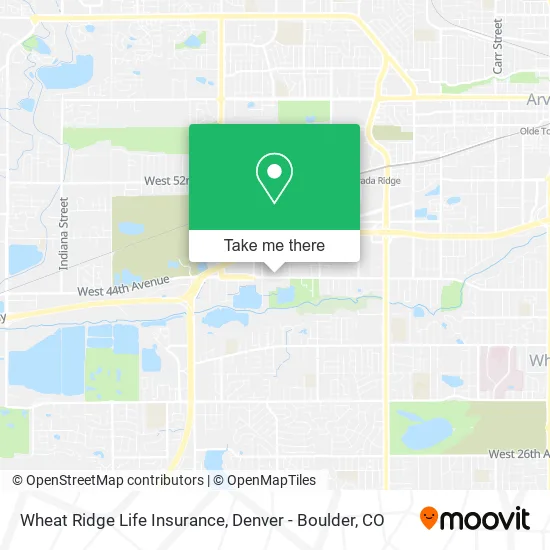 Wheat Ridge Life Insurance map