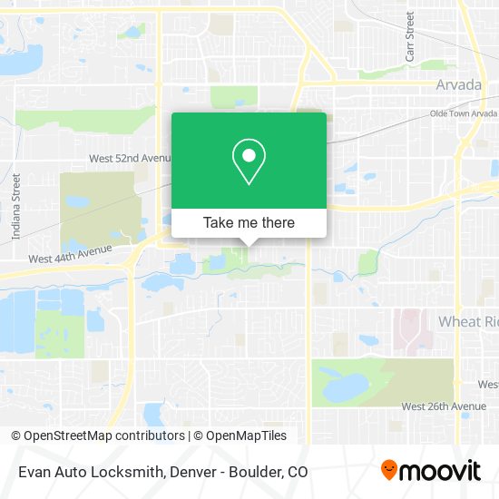 Mapa de Evan Auto Locksmith