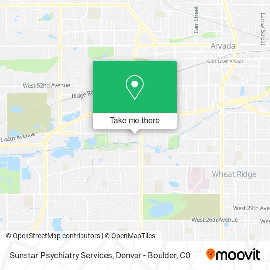 Sunstar Psychiatry Services map