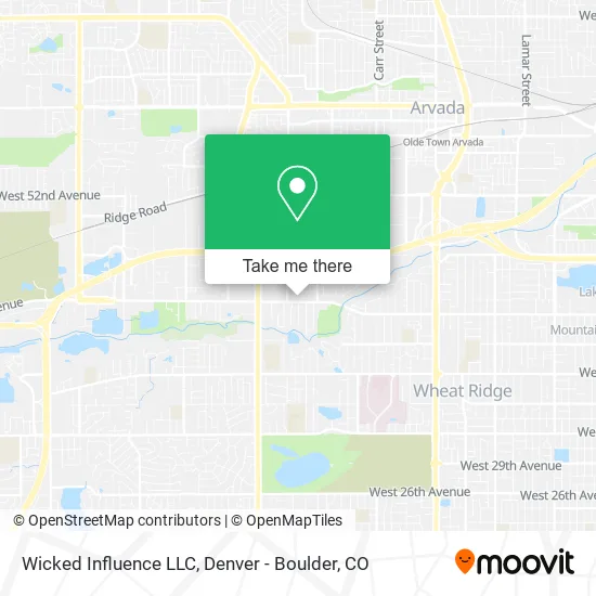 Wicked Influence LLC map