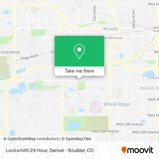 Locksmith 24 Hour map