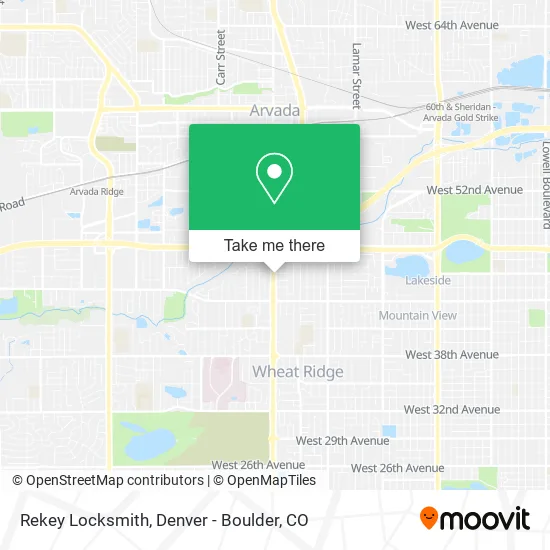 Rekey Locksmith map
