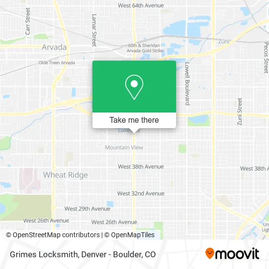 Grimes Locksmith map