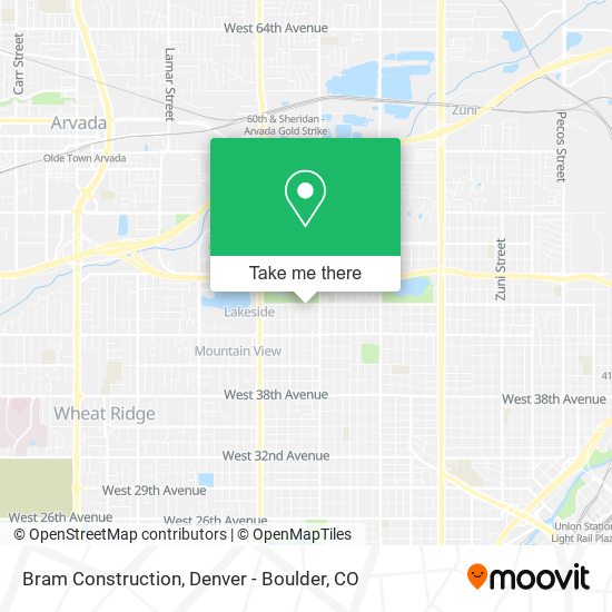 Bram Construction map