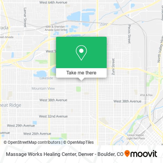 Mapa de Massage Works Healing Center