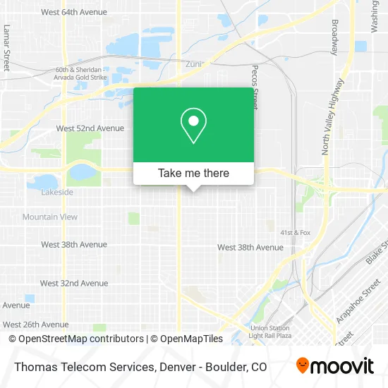 Thomas Telecom Services map
