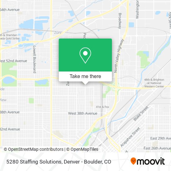 Mapa de 5280 Staffing Solutions