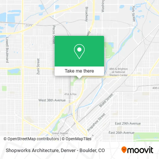 Mapa de Shopworks Architecture
