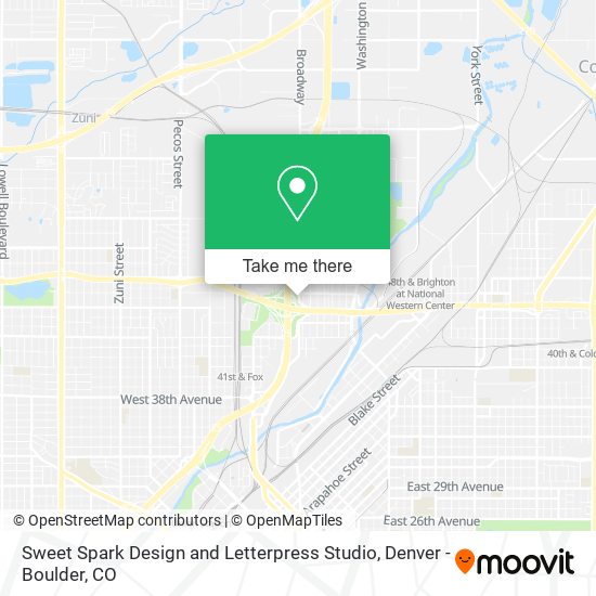 Sweet Spark Design and Letterpress Studio map