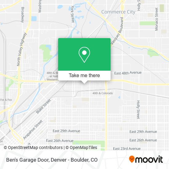 Ben's Garage Door map