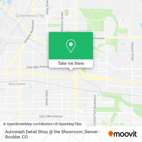 Autowash Detail Shop @ the Showroom map