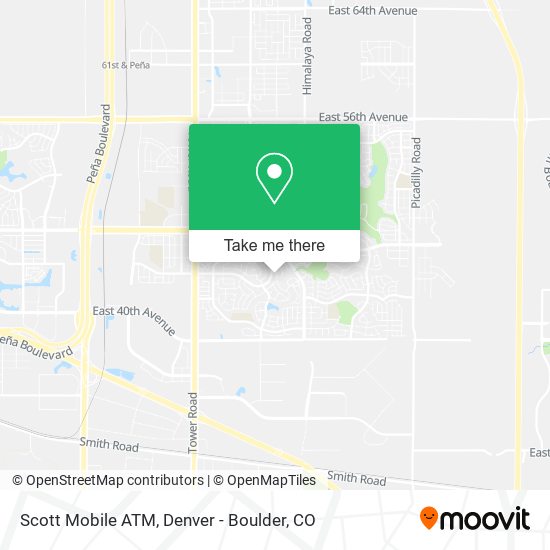 Mapa de Scott Mobile ATM