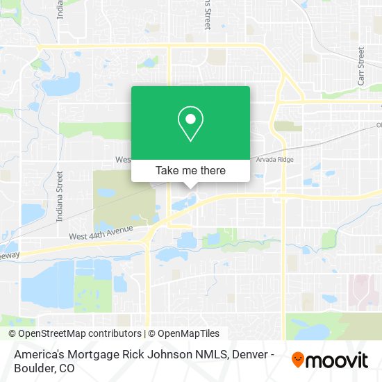 America's Mortgage Rick Johnson NMLS map