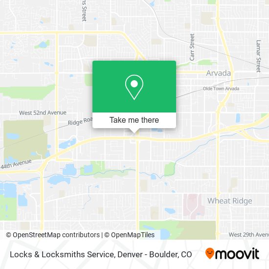 Mapa de Locks & Locksmiths Service