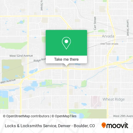 Mapa de Locks & Locksmiths Service