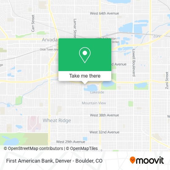 First American Bank map