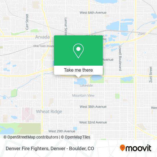 Denver Fire Fighters map