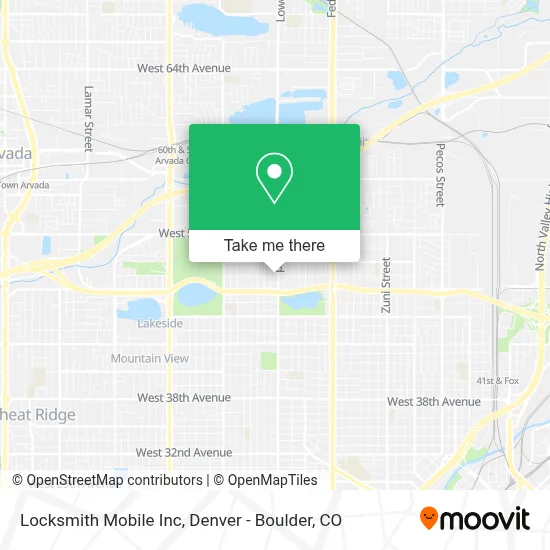 Locksmith Mobile Inc map