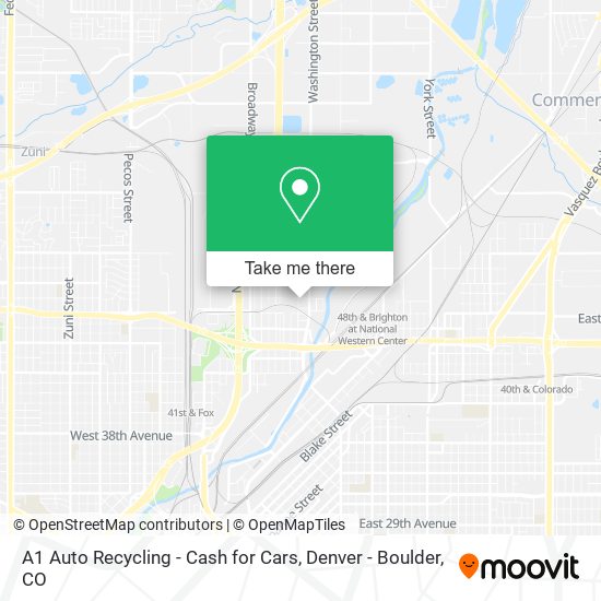 A1 Auto Recycling - Cash for Cars map