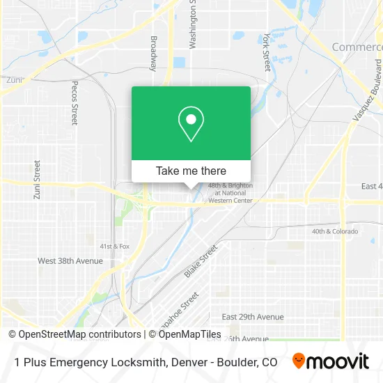 1 Plus Emergency Locksmith map