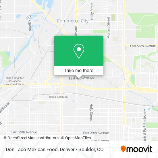 Don Taco Mexican Food map