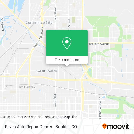 Mapa de Reyes Auto Repair