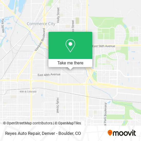 Reyes Auto Repair map