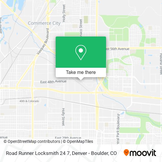 Mapa de Road Runner Locksmith 24 7