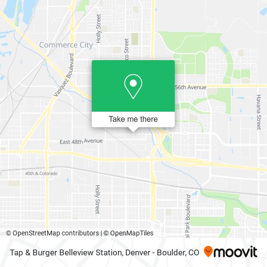 Mapa de Tap & Burger Belleview Station
