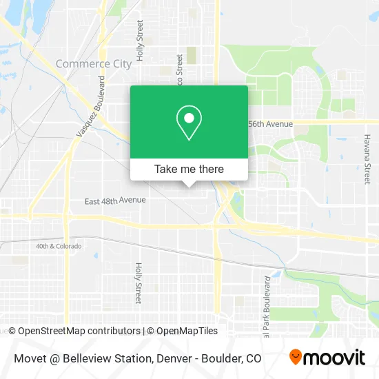 Movet @ Belleview Station map