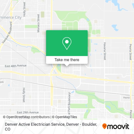 Denver Active Electrician Service map