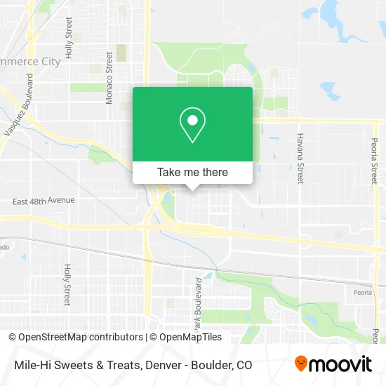 Mile-Hi Sweets & Treats map