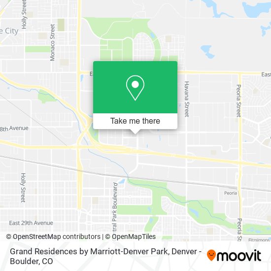 Mapa de Grand Residences by Marriott-Denver Park