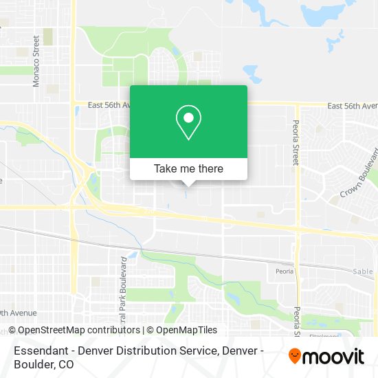 Mapa de Essendant - Denver Distribution Service