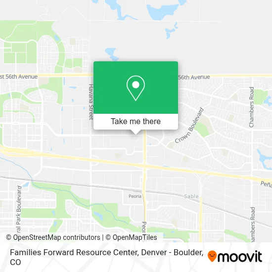Families Forward Resource Center map