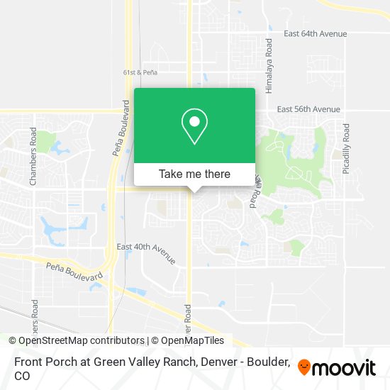 Front Porch at Green Valley Ranch map